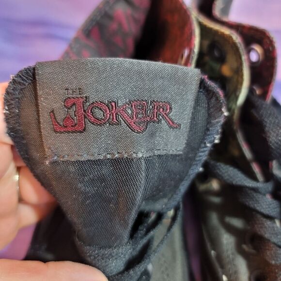 Converse Chuck Taylor All Star Hi DC Comics Joker Black Face Men's 4 Women's 6 - Picture 8 of 15